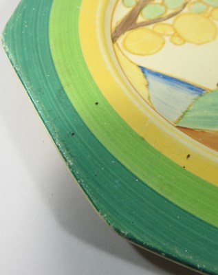 Lot 340 - Two Clarice Cliff plates