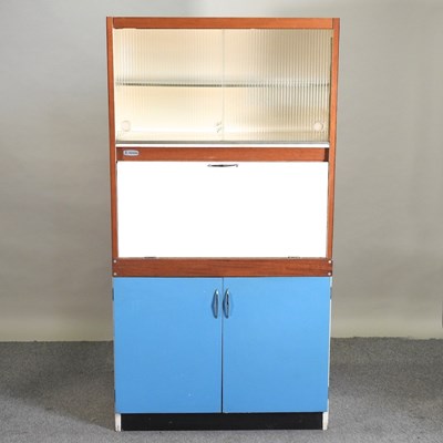 Lot 434 - A vintage kitchen cabinet