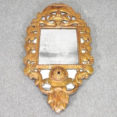 Lot 44 - A gilt framed wall mirror