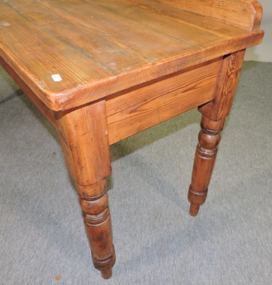 Lot 67 - A rustic pine side table