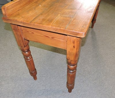 Lot 67 - A rustic pine side table