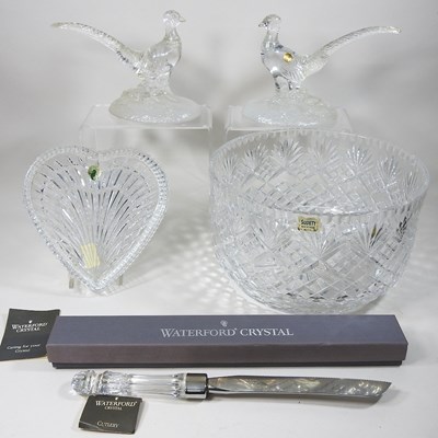 Lot 14 - A lead crystal punch bowl