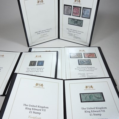 Lot 369 - A collection of Harrington & Byrne stamp albums