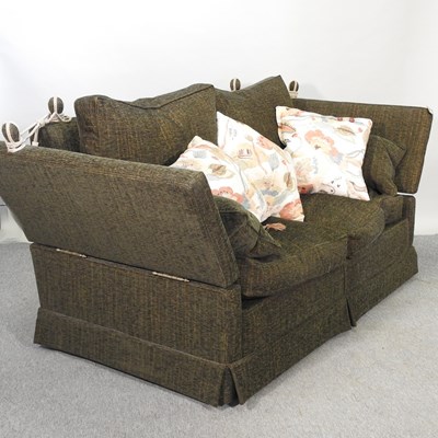 Lot 485 - A knole sofa