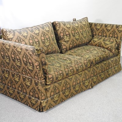 Lot 647 - A large knole sofa