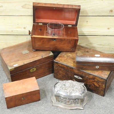Lot 234 - A collection of tea caddies
