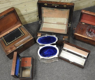 Lot 234 - A collection of tea caddies