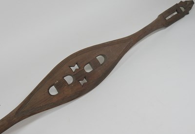 Lot 24 - A pair of wooden paddles