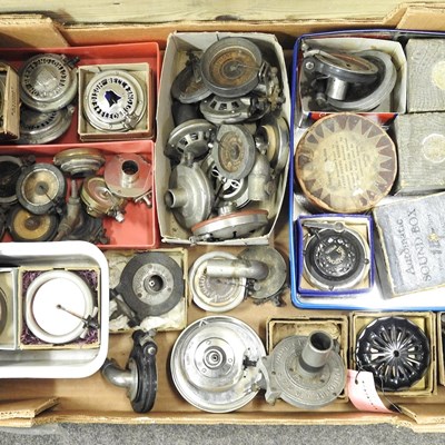 Lot 223 - A collection of gramophone sound boxes